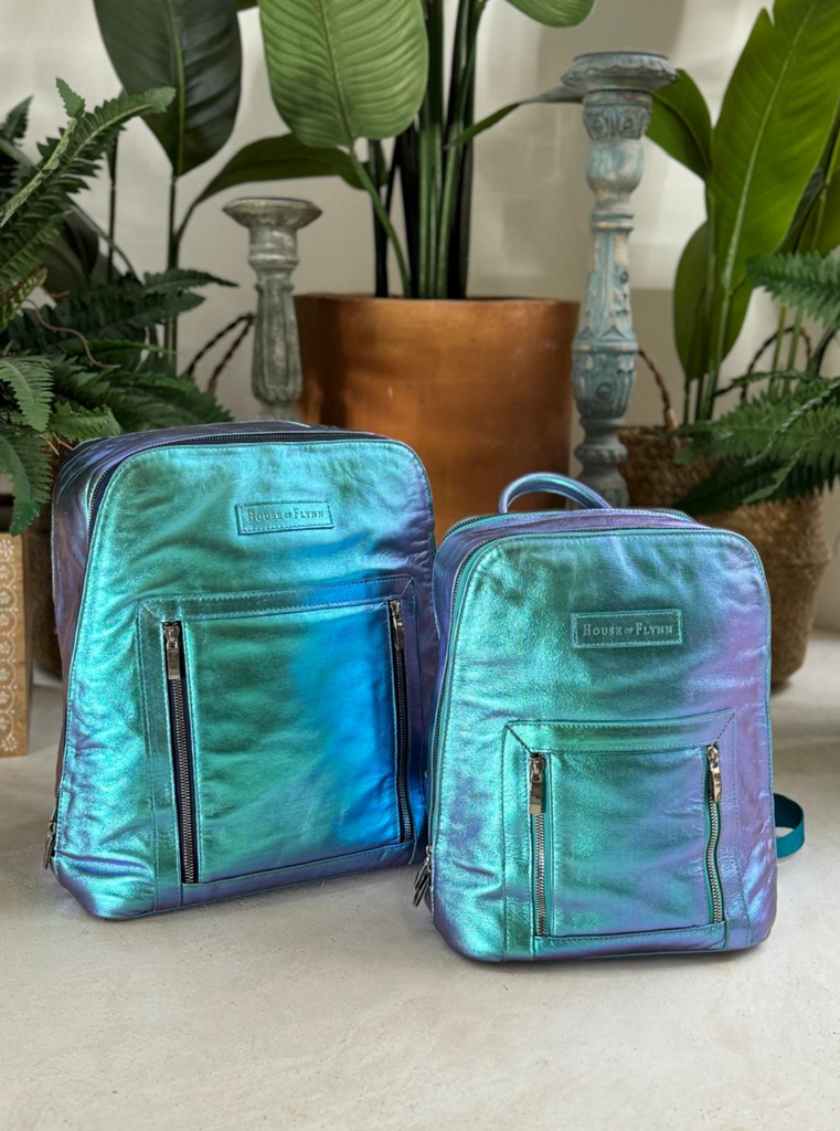 Mini Olivia - Mermaid Lagoon Color Shift Leather