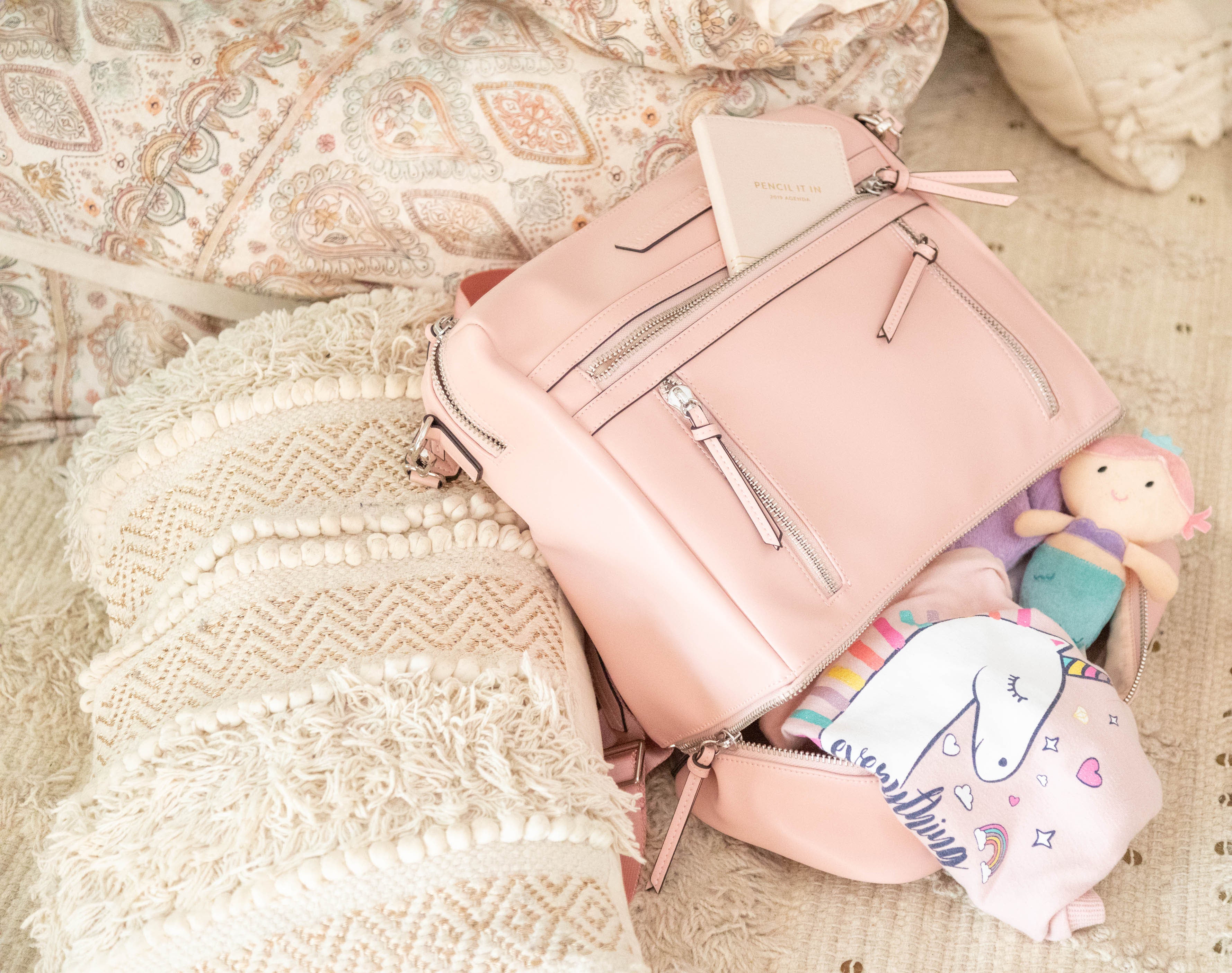 Fawn Design The Mini Diaper Bag, Pink