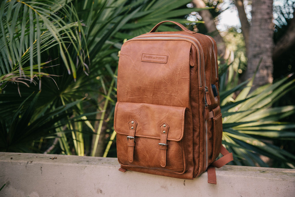 Saddle Brown- Bahia Camera Backpack